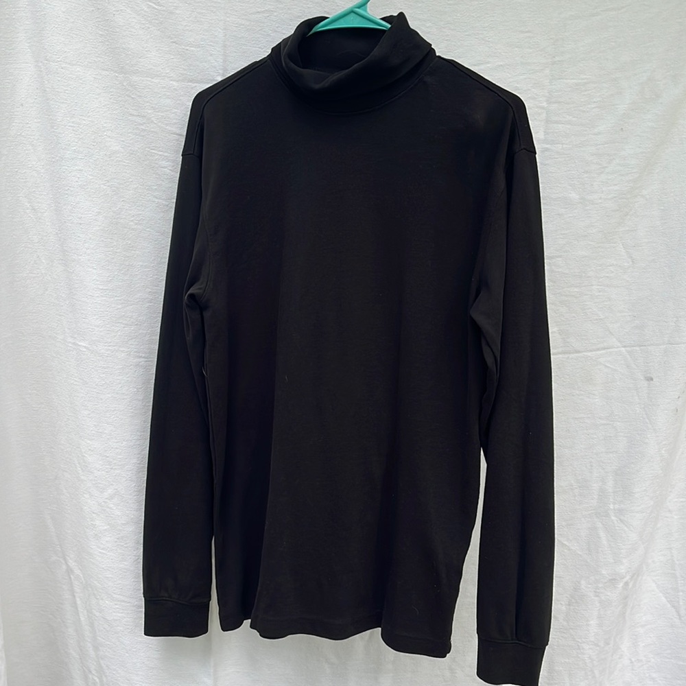 Men’s Black Turtleneck Sweater
